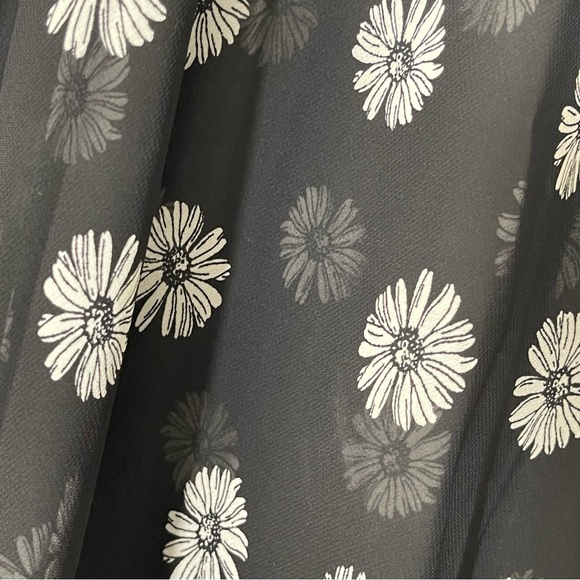 Forever 21 Daisies Sheer Maxi Skirt M - Picture 5 of 12